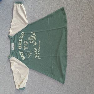 Japanese Mouth Valley Baby Doll Shirt Vintage Y2K